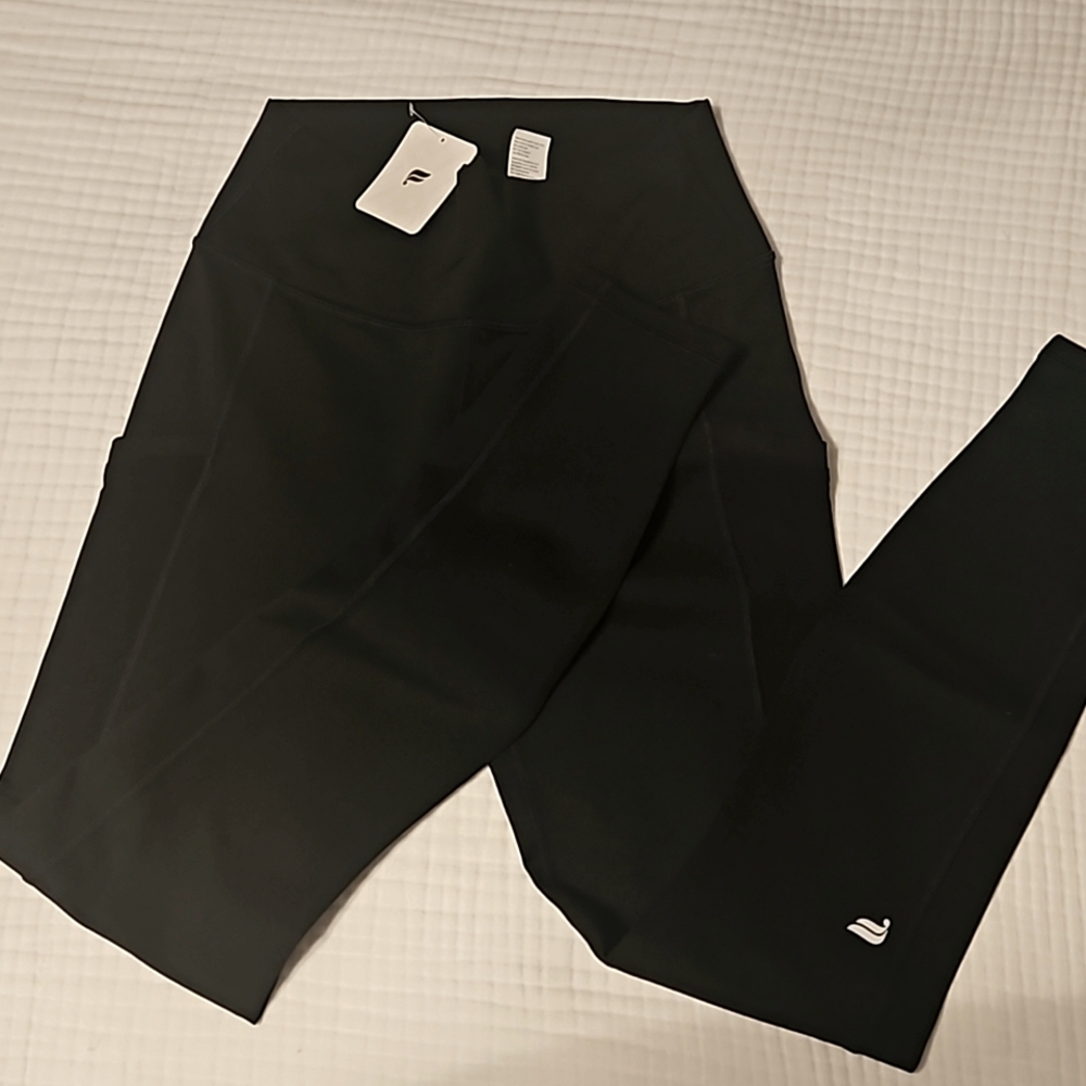 Fabletics Powerhold Medium Tall Black Legging New With Tags